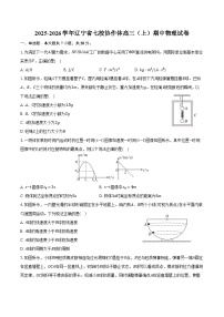 2025-2026学年辽宁省七校协作体高三（上）期中物理试卷（含答案）