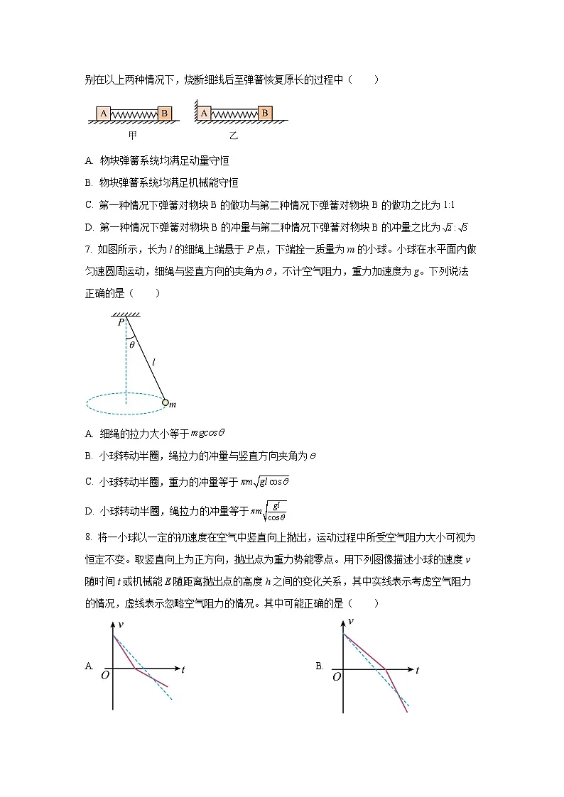 2025-2026学年北京市十一学校高三上学期10月月考物理试卷(学生版)第3页
