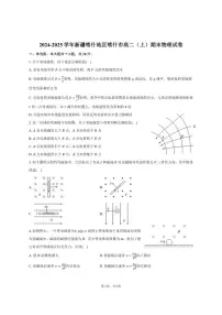 2024-2025学年新疆喀什地区喀什市高二（上）期末物理试卷（含答案）