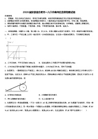 2026届安徽省合肥市一六八中高考仿真卷物理试题含解析