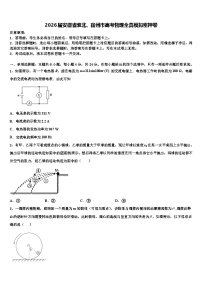 2026届安徽省淮北、宿州市高考物理全真模拟密押卷含解析