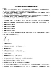 2026届安徽省十大名校高考物理必刷试卷含解析