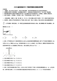 2026届安徽省长丰二中高考物理全真模拟密押卷含解析