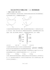 2024-2025学年辽宁省鞍山市高一（上）期末物理试卷（有解析）