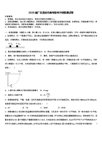 2026届广东清远市高考临考冲刺物理试卷含解析