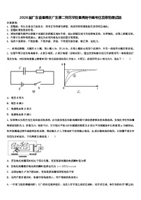 2026届广东省番禺区广东第二师范学院番禺附中高考仿真卷物理试题含解析