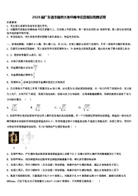 2026届广东省华南师大附中高考仿真模拟物理试卷含解析