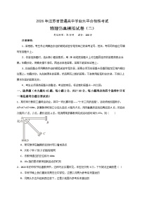江苏省2026年普通高中学业水平合格性考试仿真模拟卷（二）物理试题（含答案）