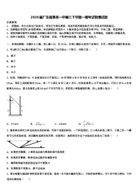 2026届广东省惠来一中高三下学期一模考试物理试题含解析