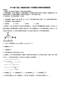 2026届广东省、河南省名校高三下学期第五次调研考试物理试题含解析