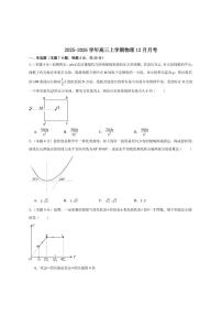 2026届河南省漯河市临颍县博雅学校高三上学期12月月考物理试卷（有解析）