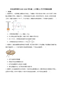 河北省邯郸市重点高中2025-2026学年高二上学期12月月考试卷 物理（含答案）