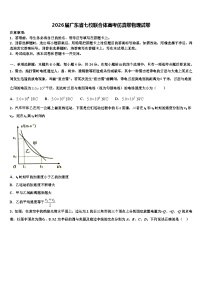 2026届广东省七校联合体高考仿真卷物理试卷含解析