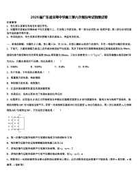 2026届广东省深圳中学高三第六次模拟考试物理试卷含解析
