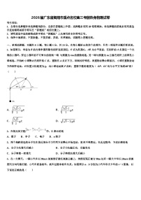 2026届广东省揭阳市重点名校高三考前热身物理试卷含解析