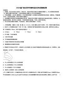2026届广西示范中学高考适应性考试物理试卷含解析