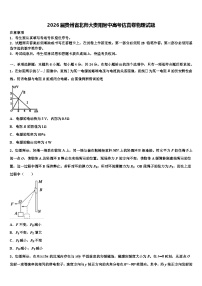 2026届贵州省北师大贵阳附中高考仿真卷物理试题含解析