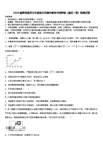 2026届贵州省遵义市省级示范高中高考冲刺押题（最后一卷）物理试卷含解析