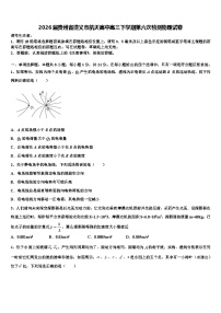 2026届贵州省遵义市航天高中高三下学期第六次检测物理试卷含解析