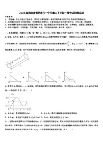 2026届海南省儋州市八一中学高三下学期一模考试物理试题含解析