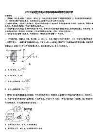 2026届河北省衡水市联考卷高考物理五模试卷含解析