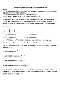 2026届河北省衡水重点中学高三下学期联考物理试题含解析
