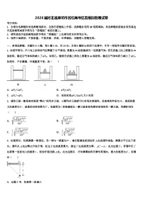 2026届河北省廊坊市名校高考仿真模拟物理试卷含解析