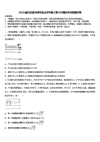 2026届河北省沧州市盐山中学高三第六次模拟考试物理试卷含解析