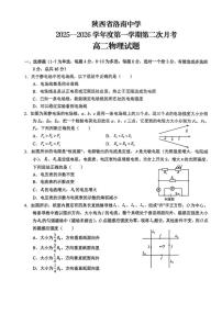 2025-2026学年陕西省商洛市洛南中学高二上学期12月月考物理试题（有解析）
