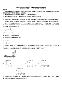 2026届河北省邢台一中高考物理倒计时模拟卷含解析