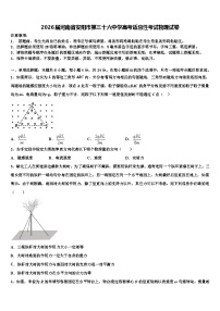 2026届河南省安阳市第三十六中学高考适应性考试物理试卷含解析