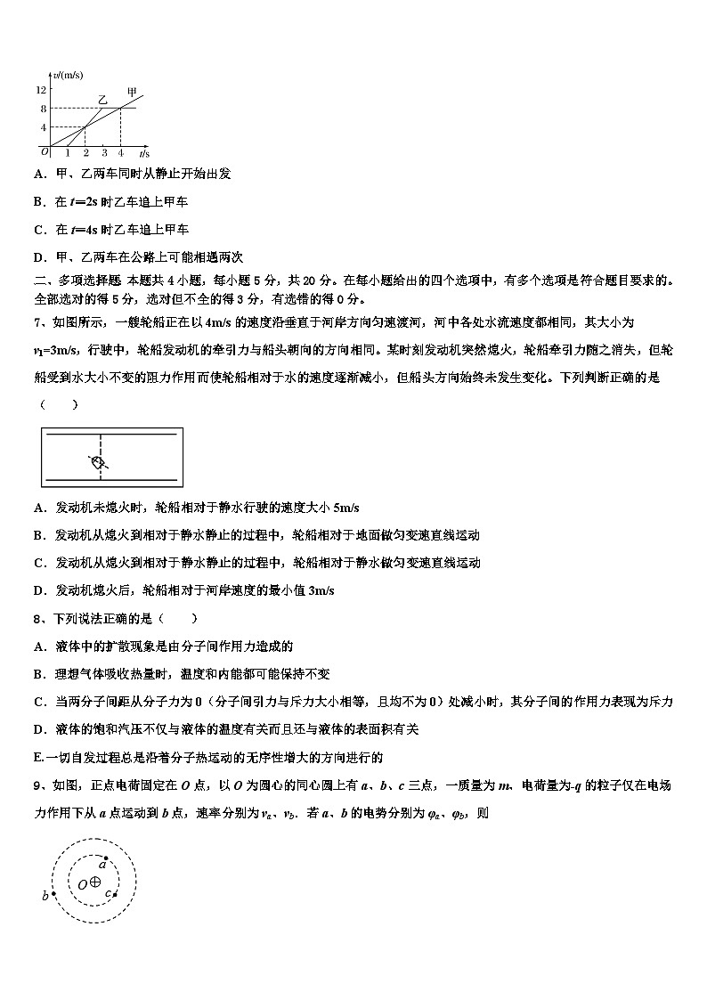 2026届河南省非凡吉创联盟高考冲刺押题(最后一卷)物理试卷含解析第3页