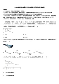 2026届河南省漯河市五中高考仿真模拟物理试卷含解析