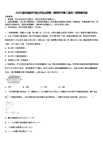 2026届河南省平顶山市鲁山县第一高级中学高三最后一模物理试题含解析