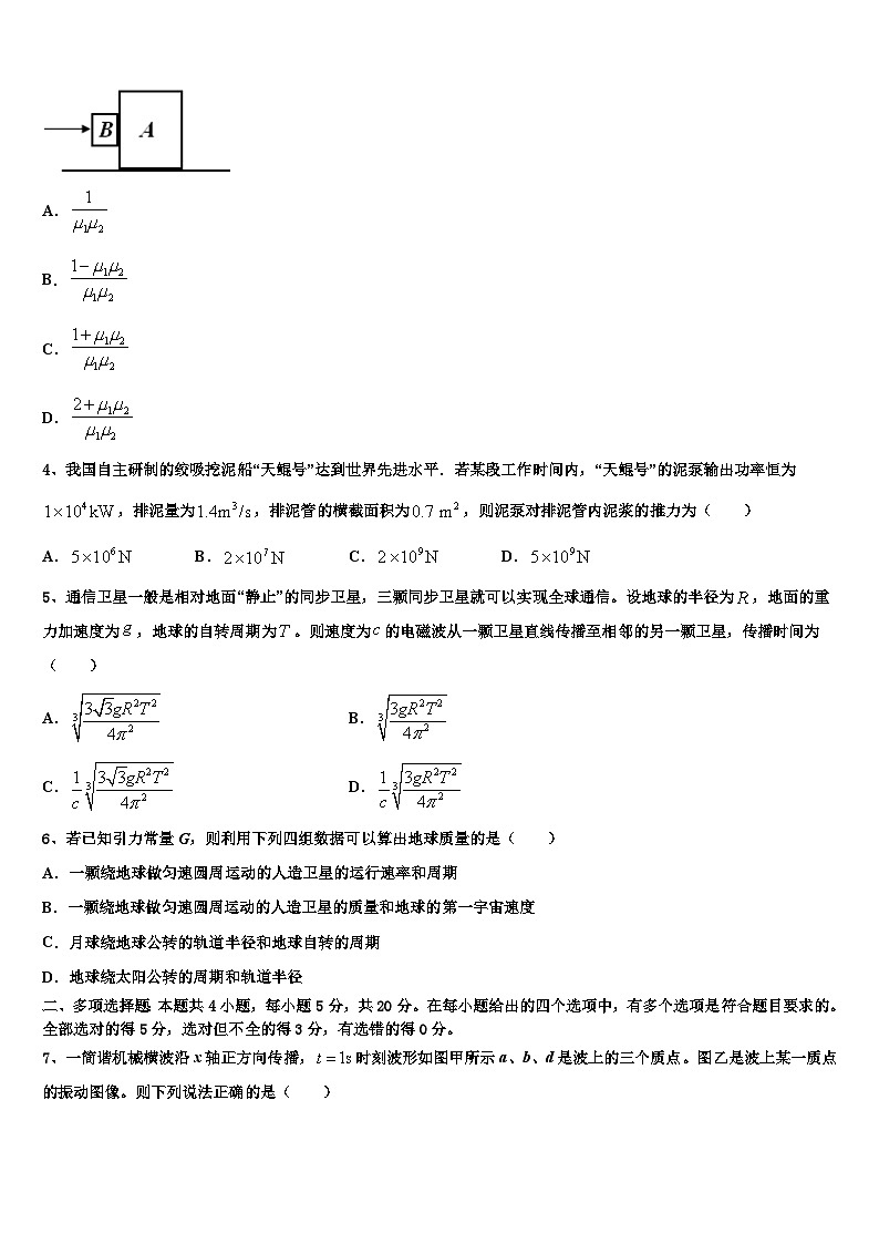 2026届河南省信阳市予南高级中学高考物理必刷试卷含解析第2页