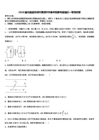 2026届河南省郑州市第四中学高考物理考前最后一卷预测卷含解析