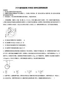 2026届河南省周口市项城三高考仿真卷物理试卷含解析