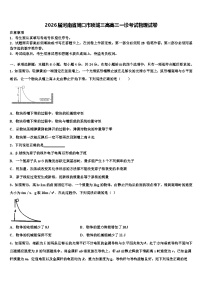 2026届河南省周口市项城三高高三一诊考试物理试卷含解析