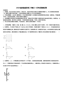 2026届河南省郑州二中高三一诊考试物理试卷含解析