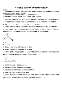 2026届黑龙江省哈尔滨九中高考物理倒计时模拟卷含解析