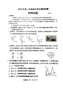 山东省青岛市2026届高三上学期1月部分学校调研检测（期末）物理试卷（含答案）