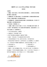 2025-2026学年湖北省襄阳部分高中教联体高一上学期11月期中物理试卷（学生版）