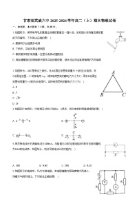 甘肃省武威六中2025-2026学年高二（上）期末物理试卷