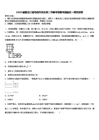 2026届黑龙江省鸡西市鸡东县二中高考物理考前最后一卷预测卷含解析