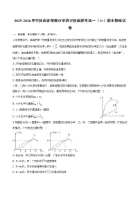 2025-2026学年陕西省渭南市华阴市校级联考高一（上）期末物理试卷（含解析）