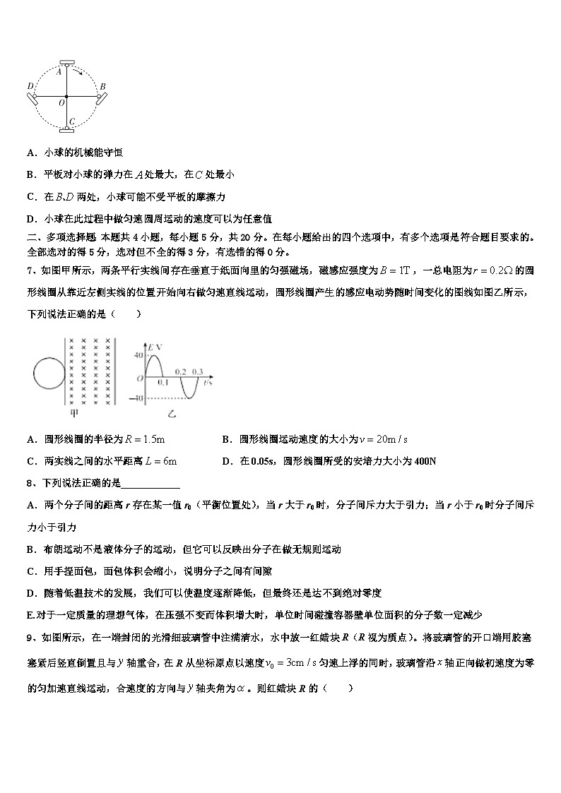 2026届黑龙江省七台河市高三3月份模拟考试物理试题含解析第3页