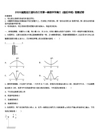 2026届黑龙江省牡丹江市第一高级中学高三(最后冲刺)物理试卷含解析