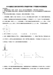 2026届黑龙江省哈尔滨市师范大学附属中学高三下学期联合考试物理试题含解析