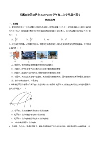 西藏自治区拉萨市2025-2026学年高二上学期期末联考物理试题（Word版附答案）