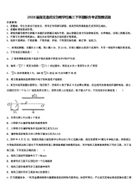 2026届湖北省武汉为明学校高三下学期联合考试物理试题含解析